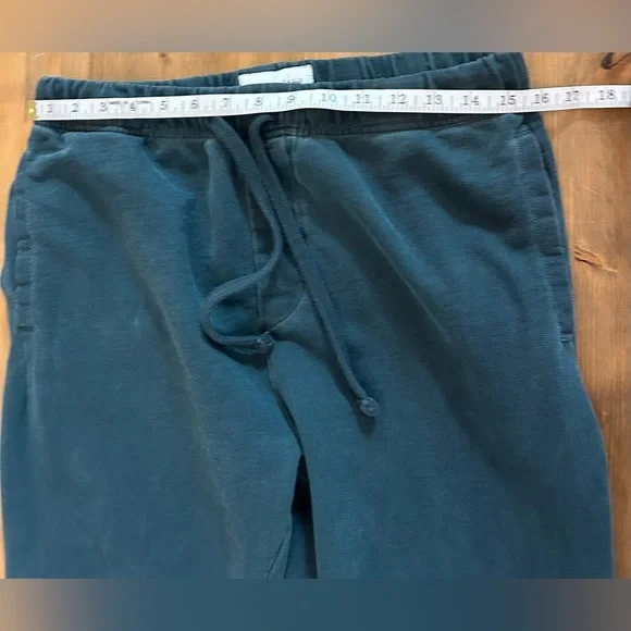 American Eagle Outfitters Teal Joggers Size M Streetwear Athleisure Distressed - Picture 13 of 15